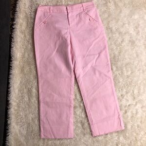 Anne Klein Sport Capri Pants Pastel Pink Size 4
